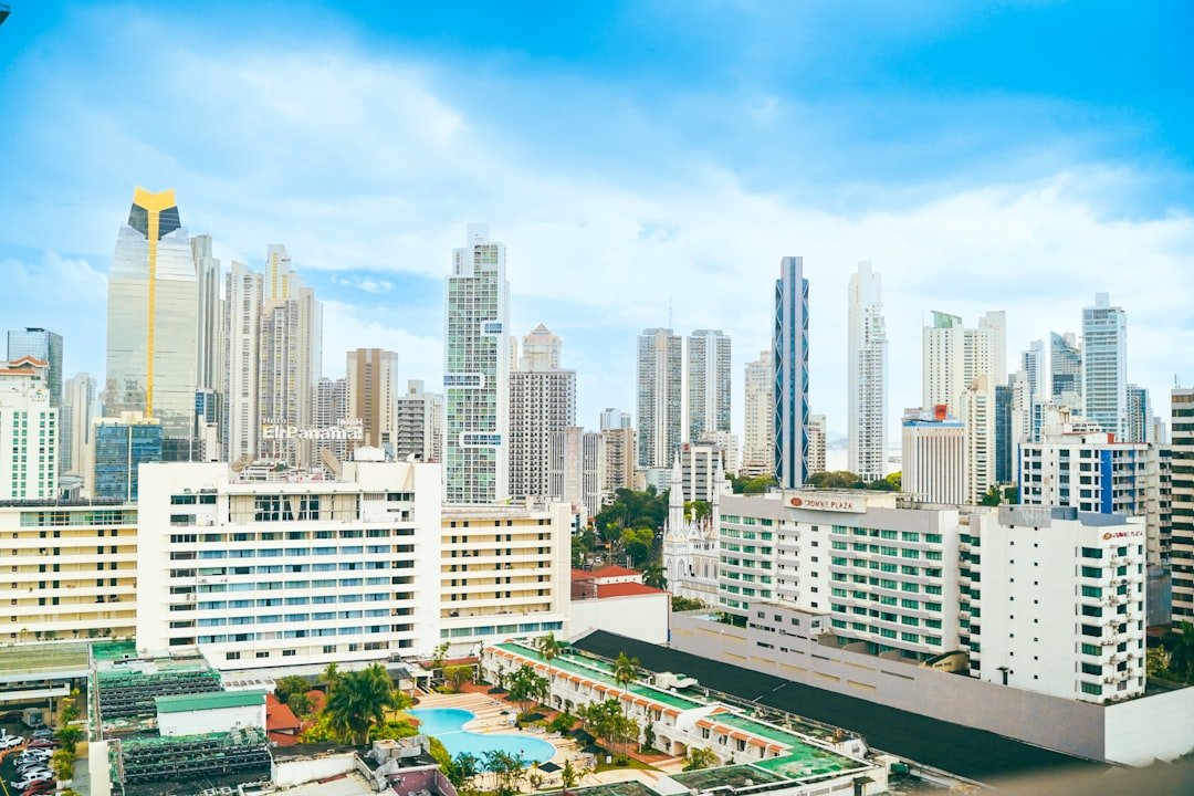 Modern high-rise apartments in Panama City financial district - Panama residency 2026