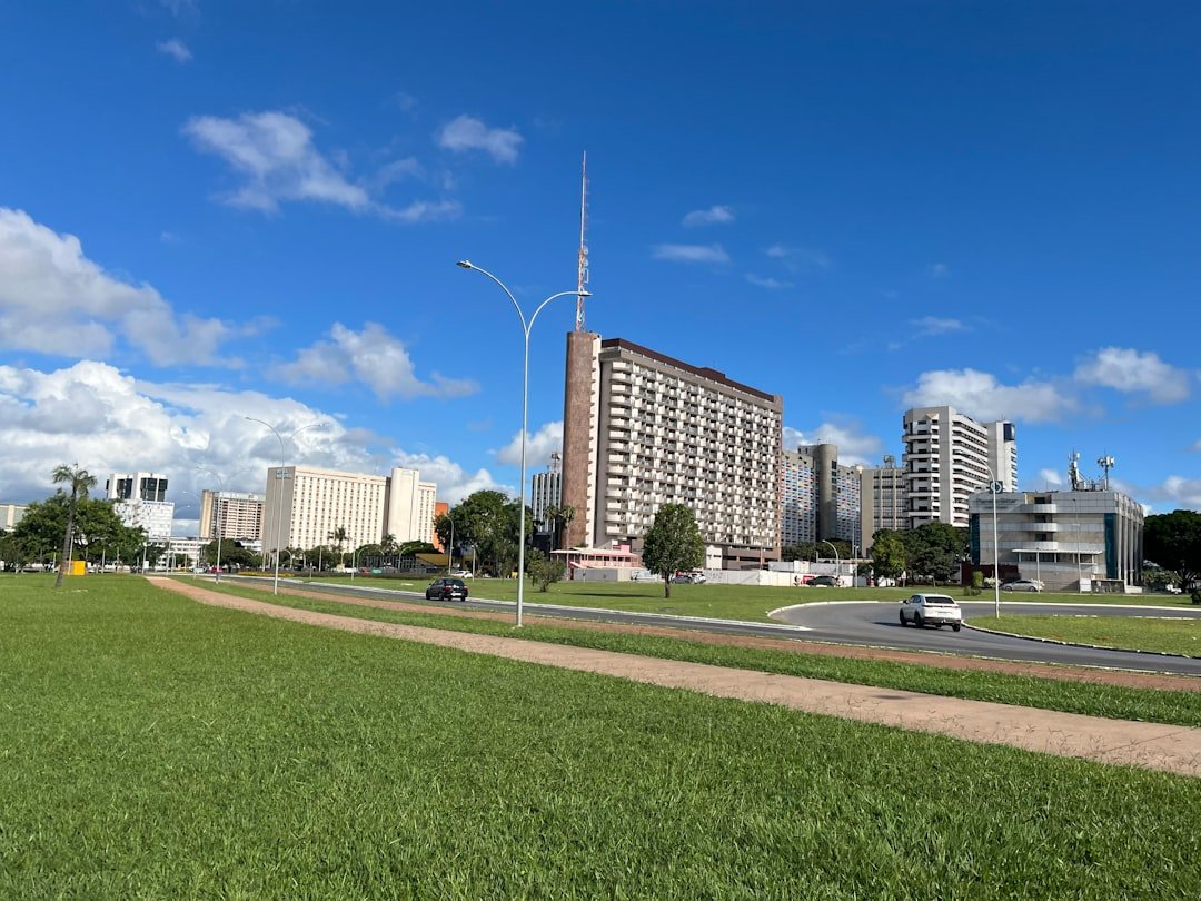 Safe Brazilian city skyline with parks and green space