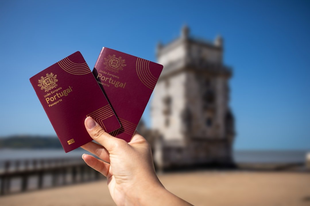 Two passports on a desk representing UK dual citizenship passport requirements
