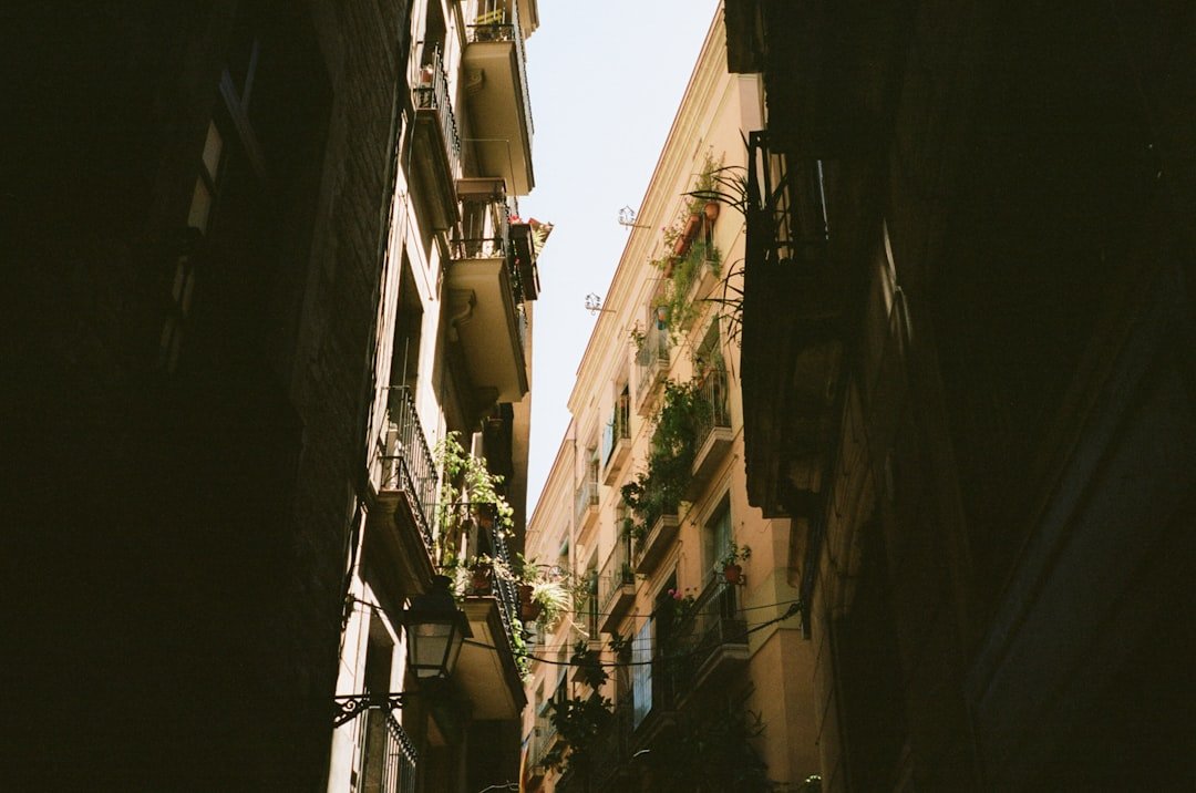 Spain digital nomad visa - charming Mediterranean street with balconies